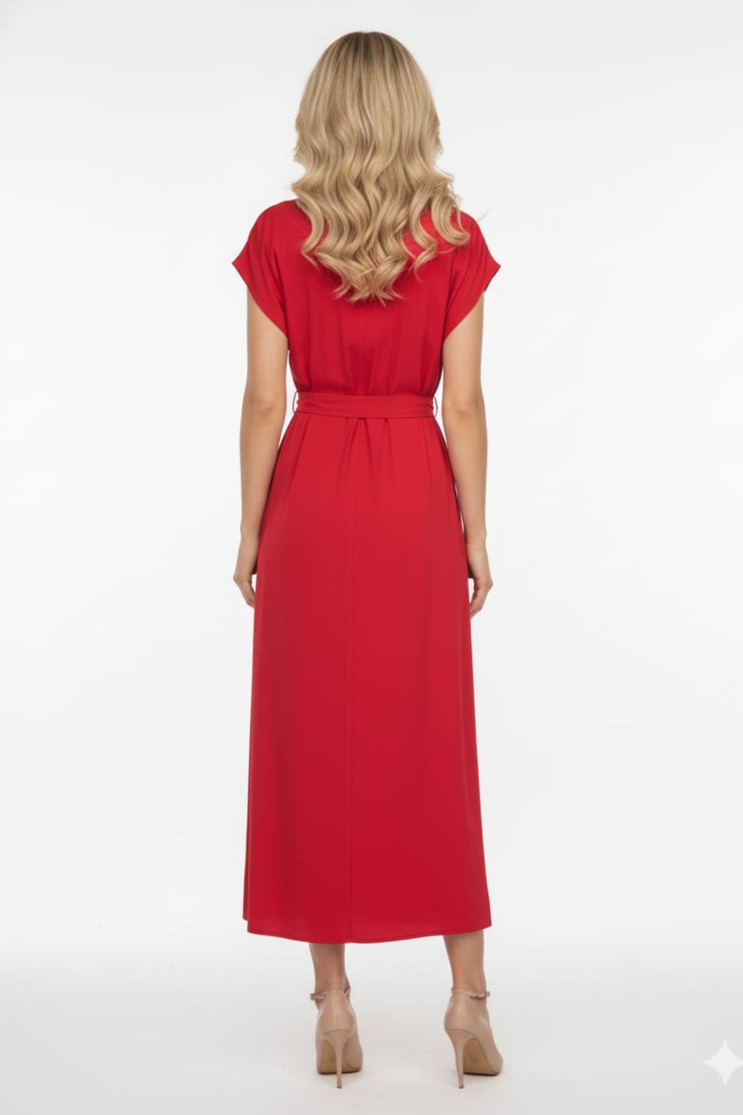 Amour Vert Button-Down Midi Dress