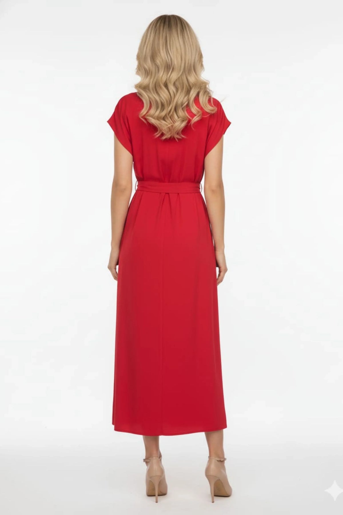 Amour Vert Button-Down Midi Dress