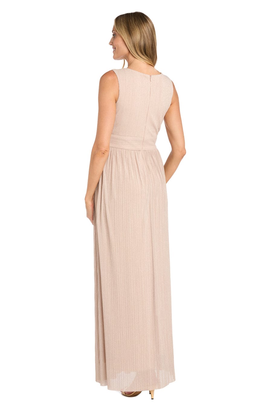 R&M Richards Shimmer Long Two-Piece Jacket Dress