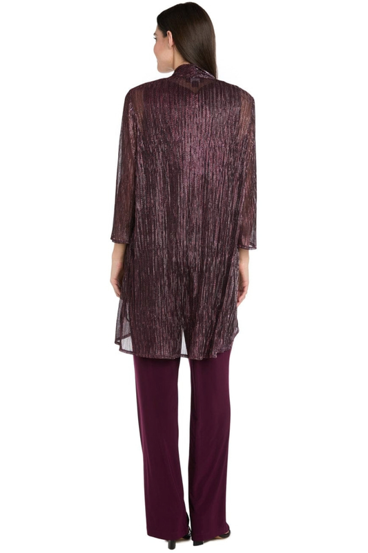 RM Richards Metallic 3-Piece Dressy Pants Set