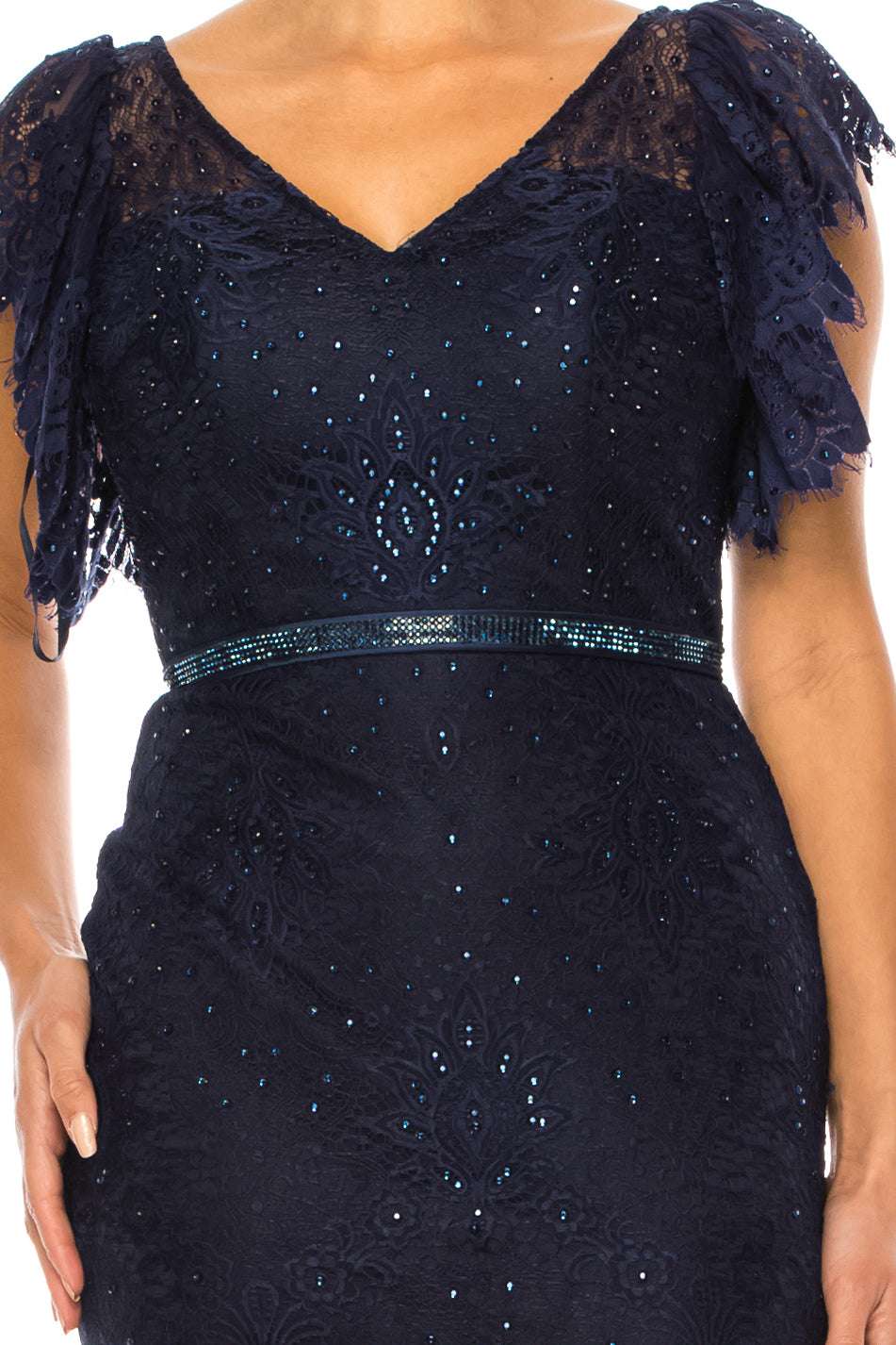 Aspeed Embellished Lace Long Mermaid Evening Dress