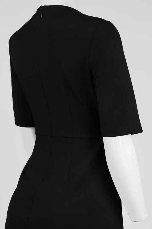 Adrianna Papell Short Sleeve Fit and Flare Dress