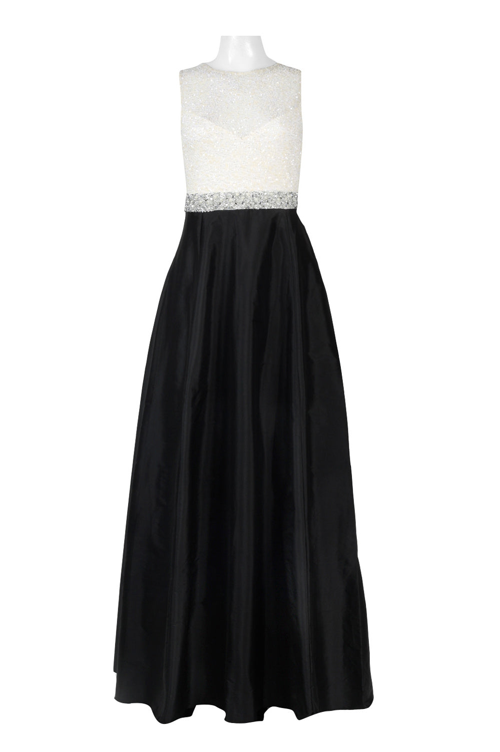 Adrianna Papell Sleeveless Beaded Evening Dress