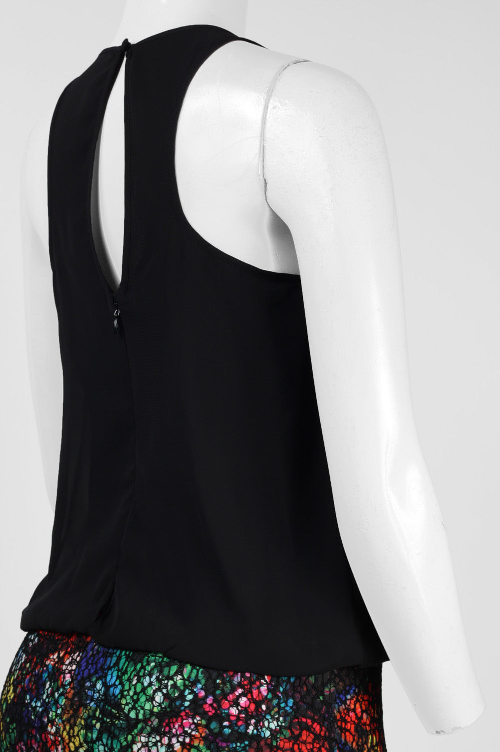 Aidan by Aidan Mattox Keyhole Back Blouson Dress