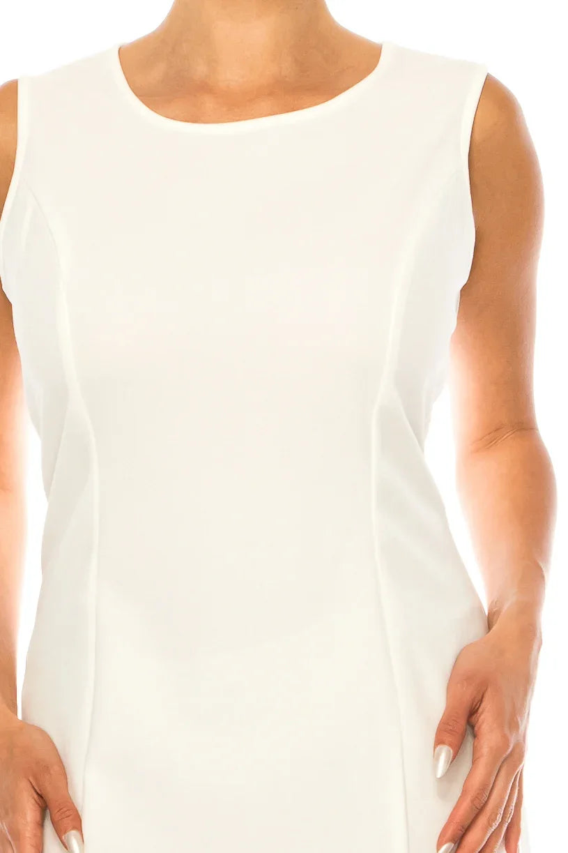 Allen Kay Circular Trim 2-Pc Cropped Jacket Dress