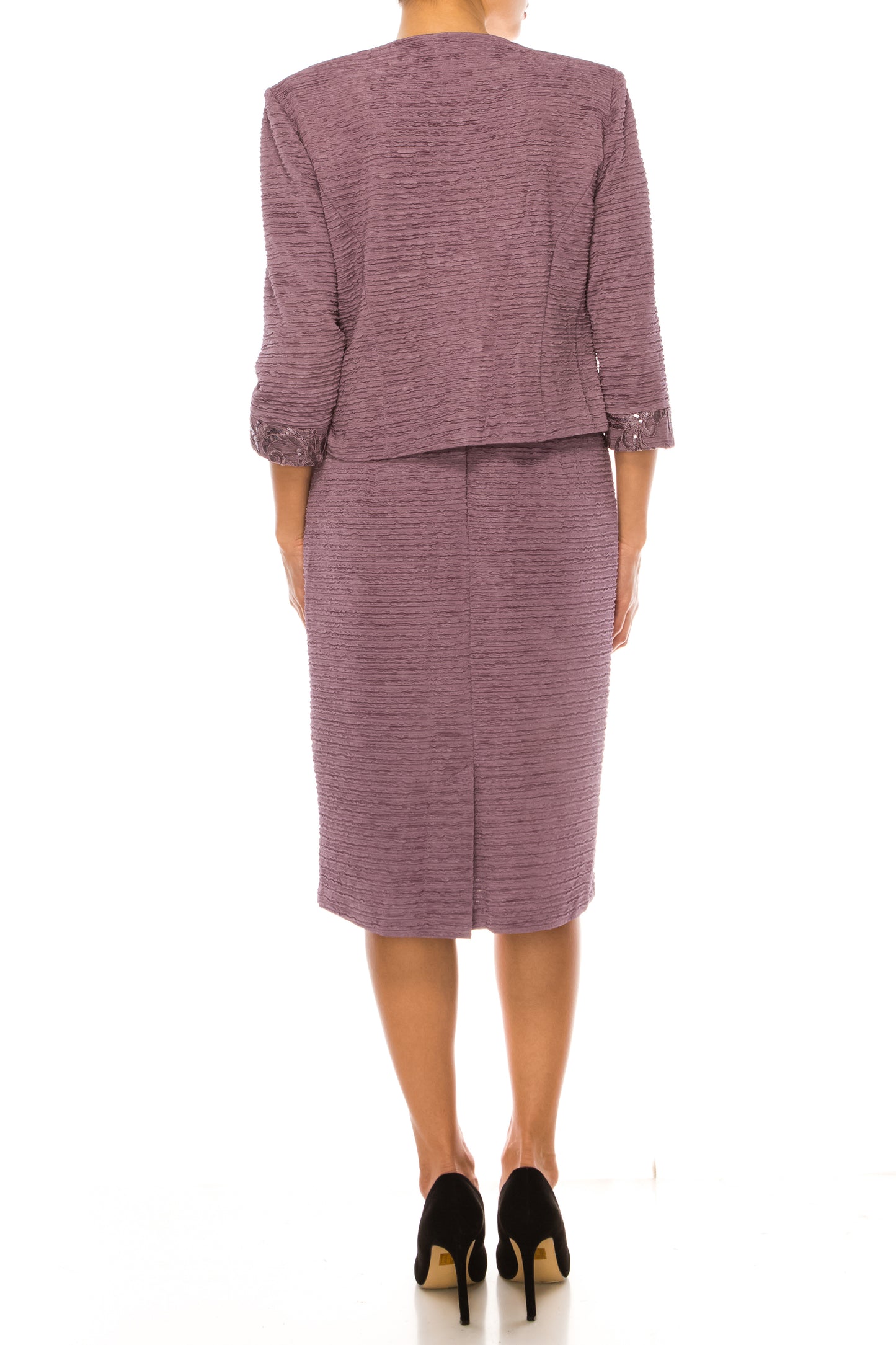 Brianna Milay 3/4 Sleeve 2-Piece Jacket Dress