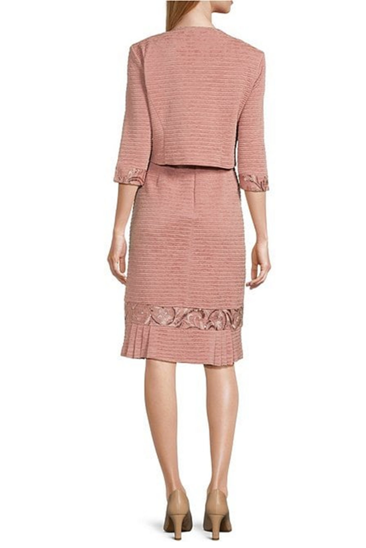 Brianna Milay Embroidered Sequin 2-Pc Jacket Dress