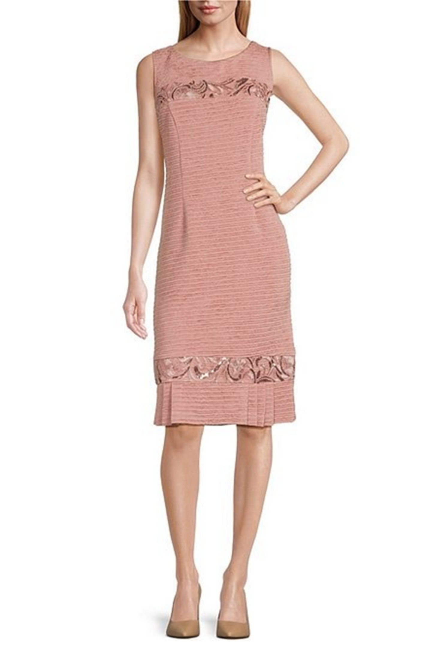 Brianna Milay Embroidered Sequin 2-Pc Jacket Dress