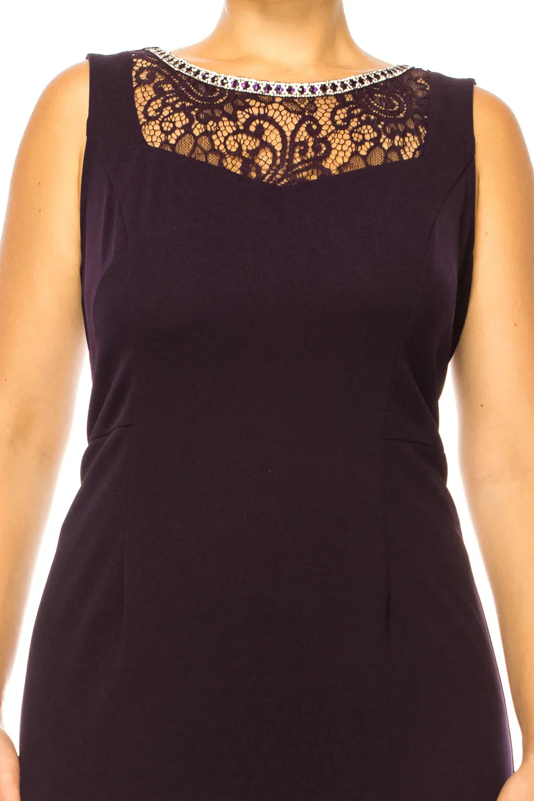 Brianna Milay Bejeweled Neckline 2-Pc Jacket Dress