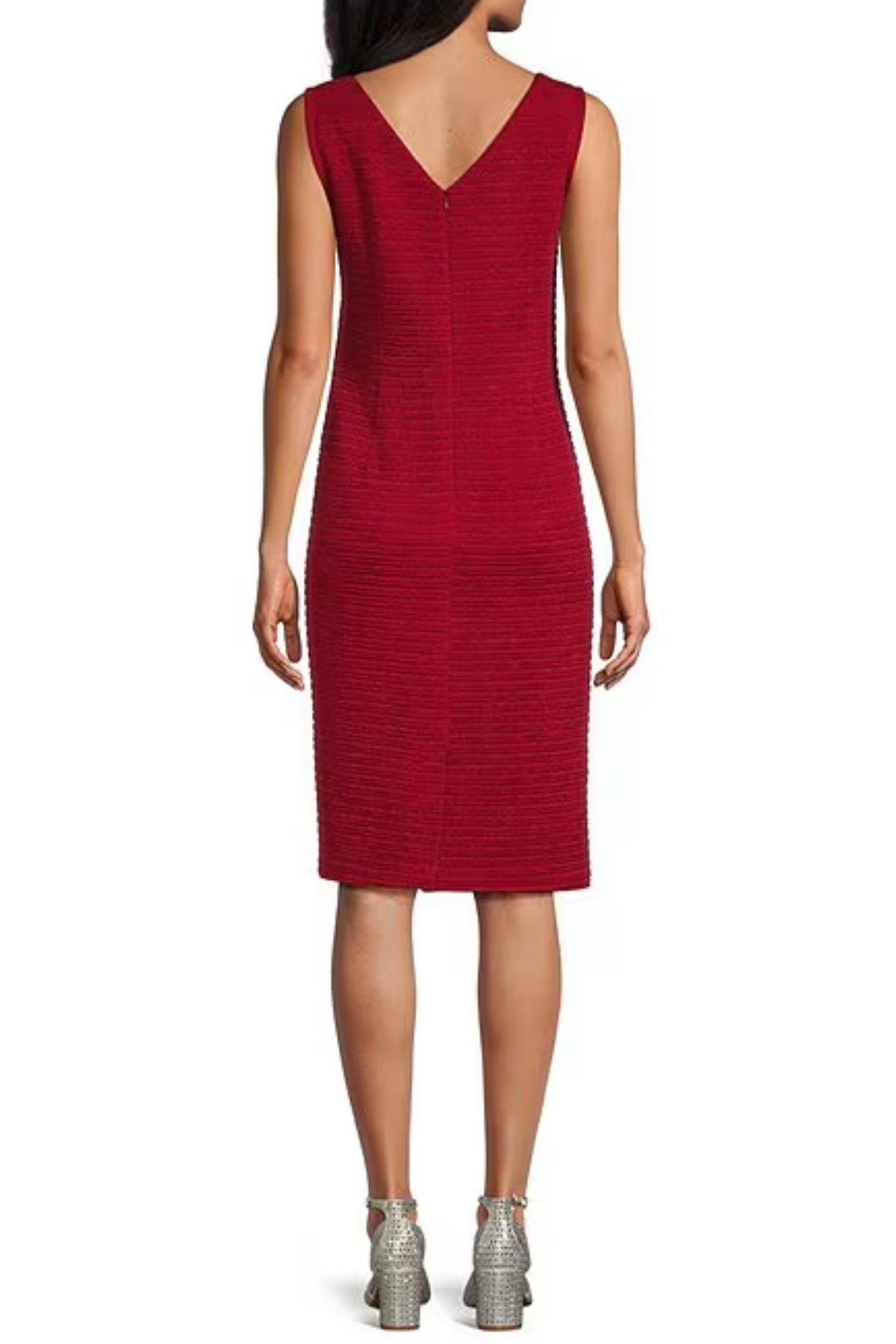 Brianna Milay 2-Piece Rhinestone Trim Jacket Dress