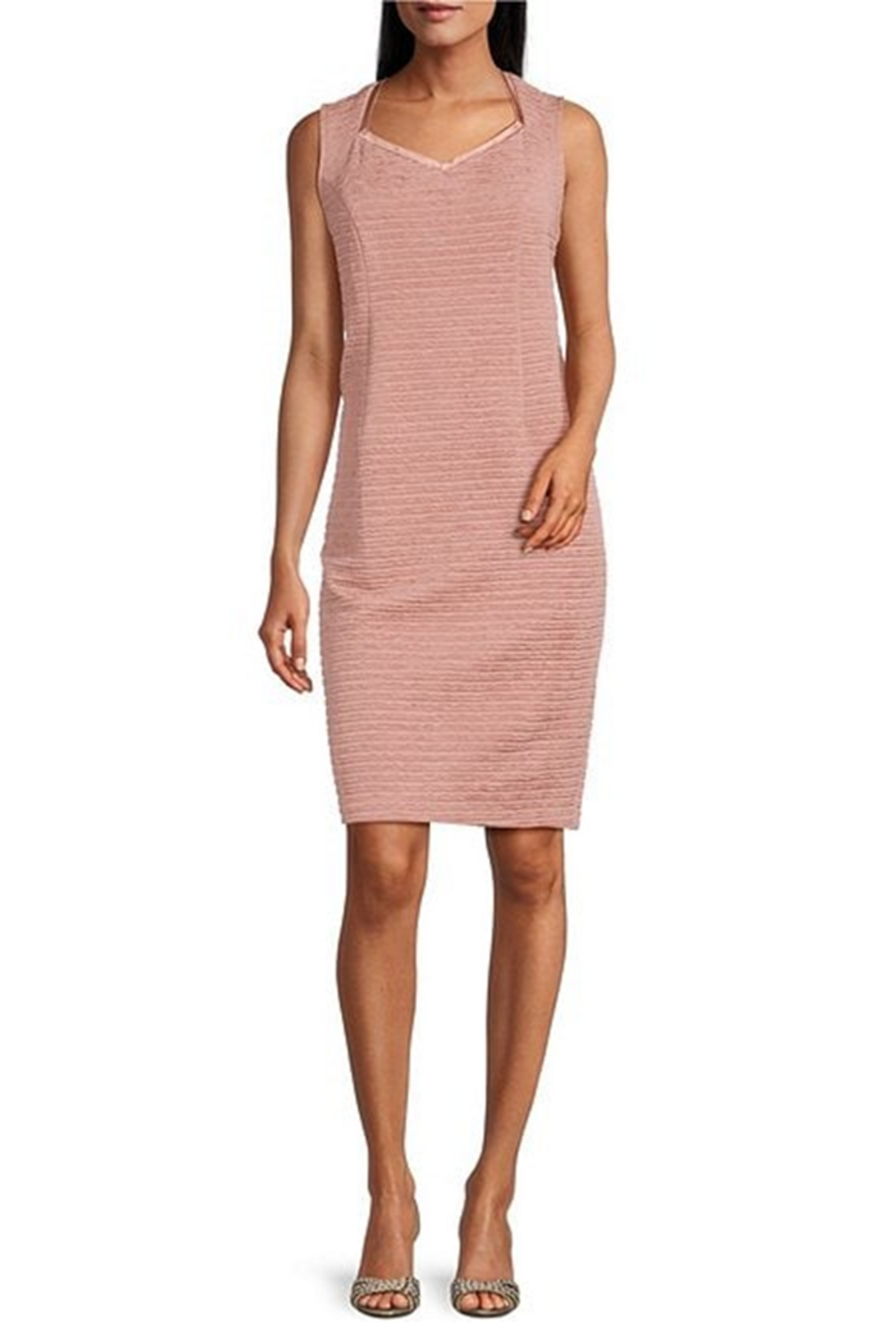 Brianna Milay Embellished 3/4 Sleeve Jacket Dress