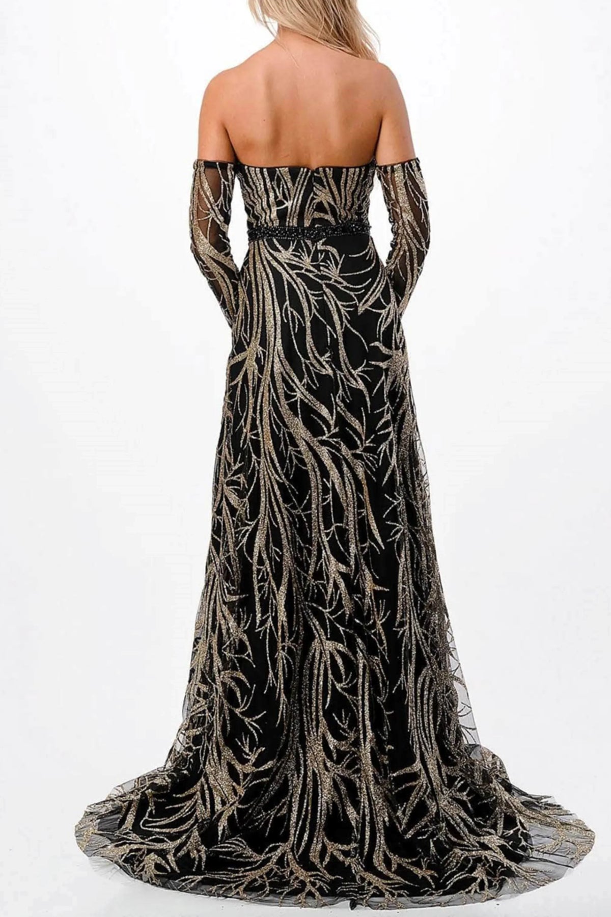 Corinna Corrina Embellished Long Evening Dress