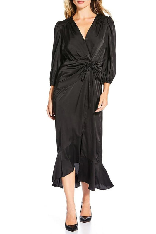 Donna Morgan 3/4 Sleeve A-Line Midi Dress