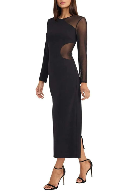 Donna Morgan Long Sleeve Sheath Party Dress