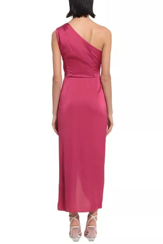 Donna Morgan One Shoulder Tie-Waist Evening Dress