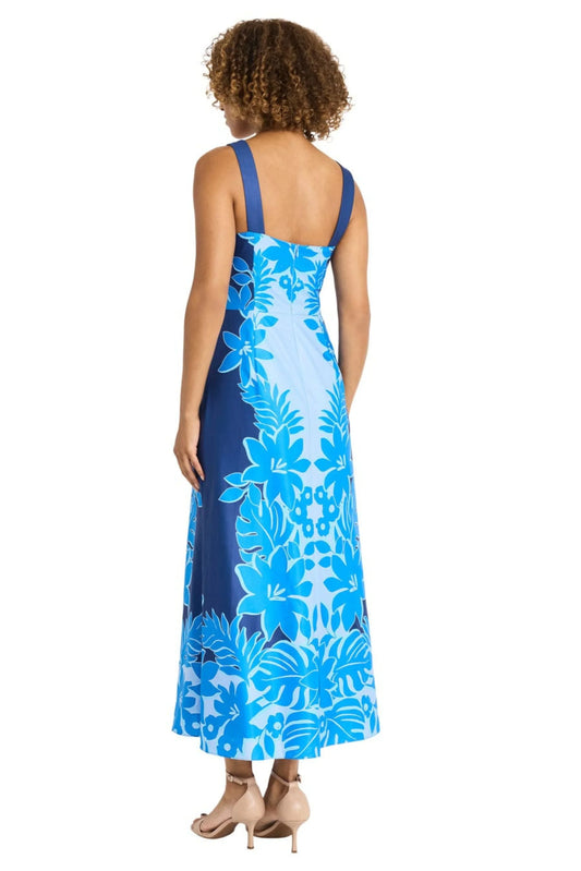 Maggy London Tropical Floral Maxi Dress
