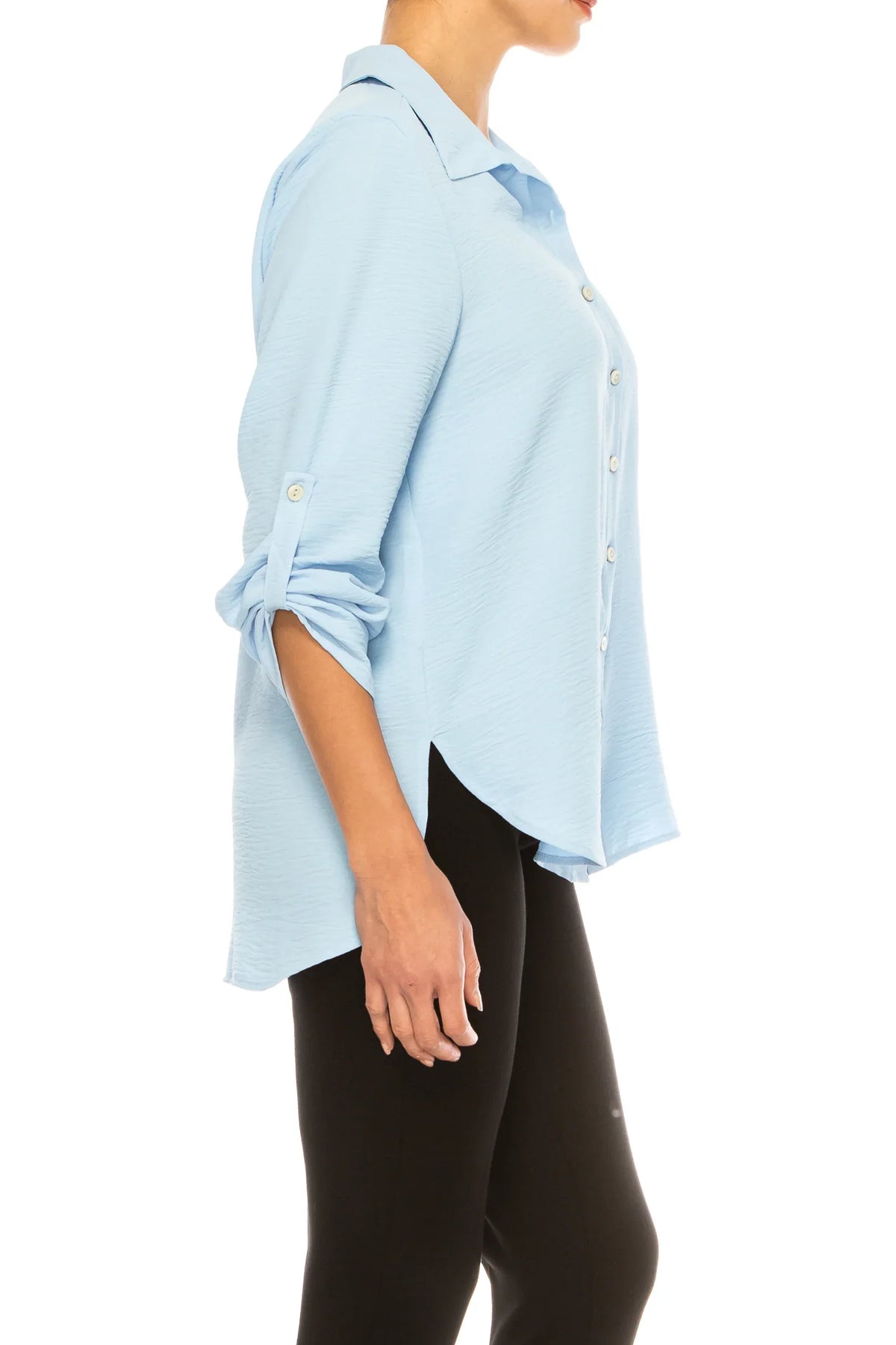 Grand & Greene Adjustable Sleeve Button Down Shirt