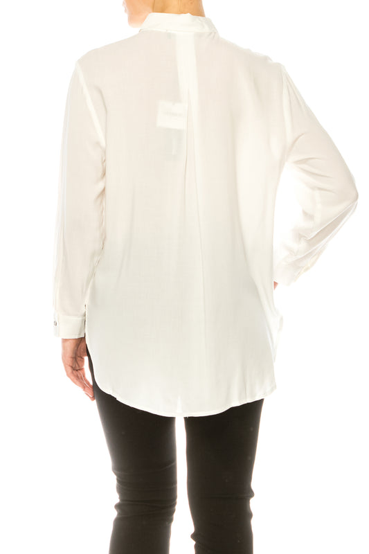 Grand & Greene Long Sleeve Zippered Pocket Shirt