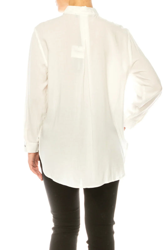Grand & Greene Long Sleeve Zippered Pocket Shirt