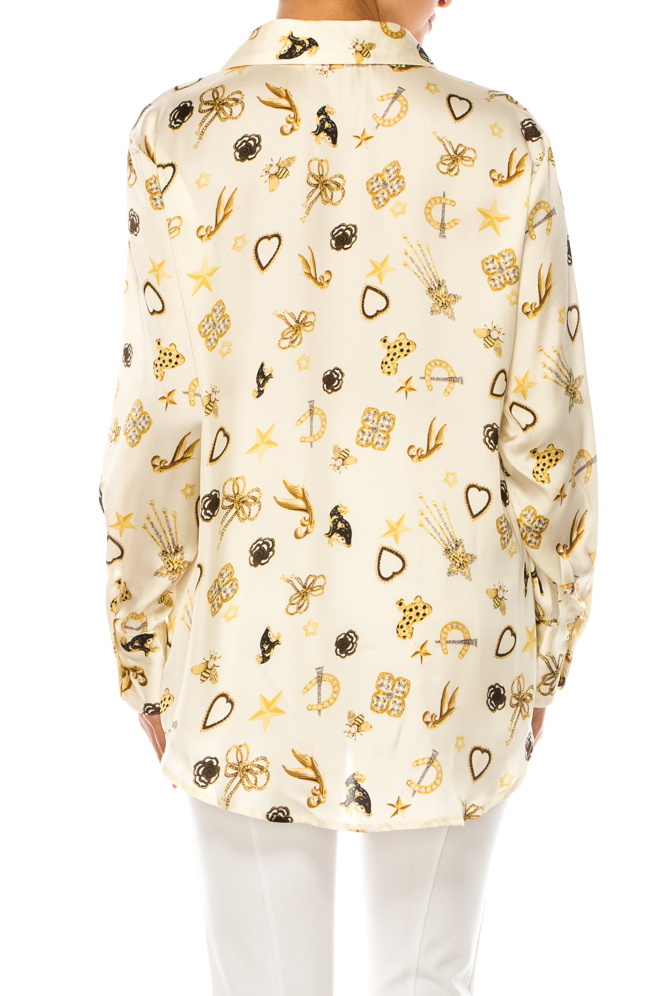 Hester & Orchard Long Sleeve Western Print Shirt