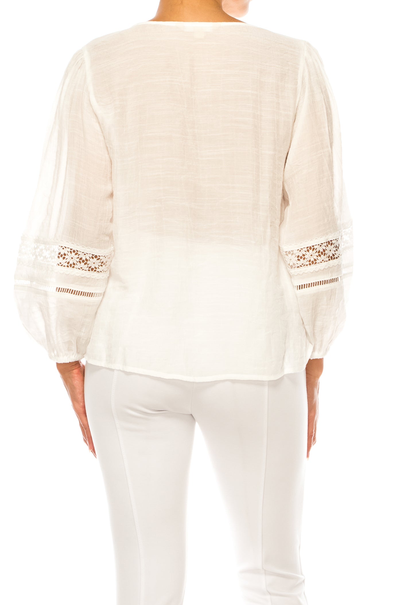 Hope & Harlow Long Sleeve Peasant Top