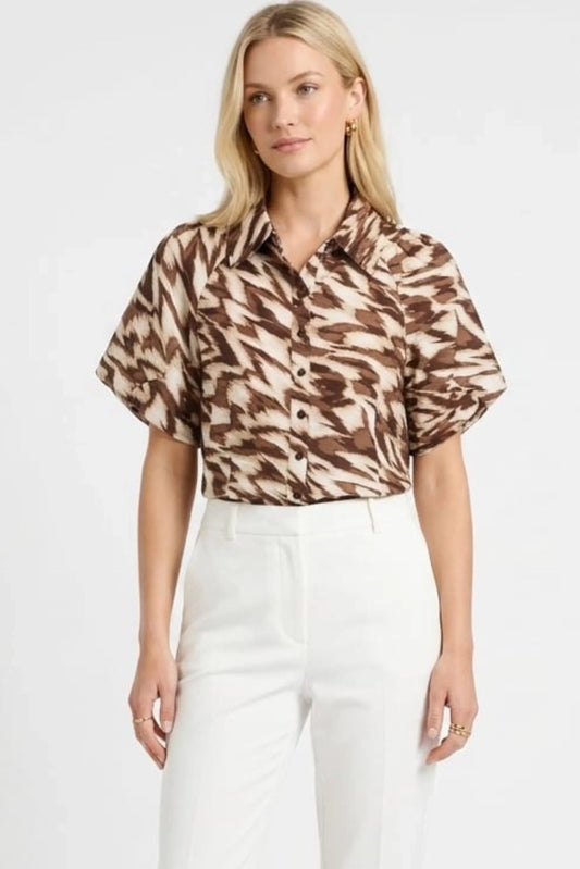 Hope & Harlow Short Sleeve Day Top
