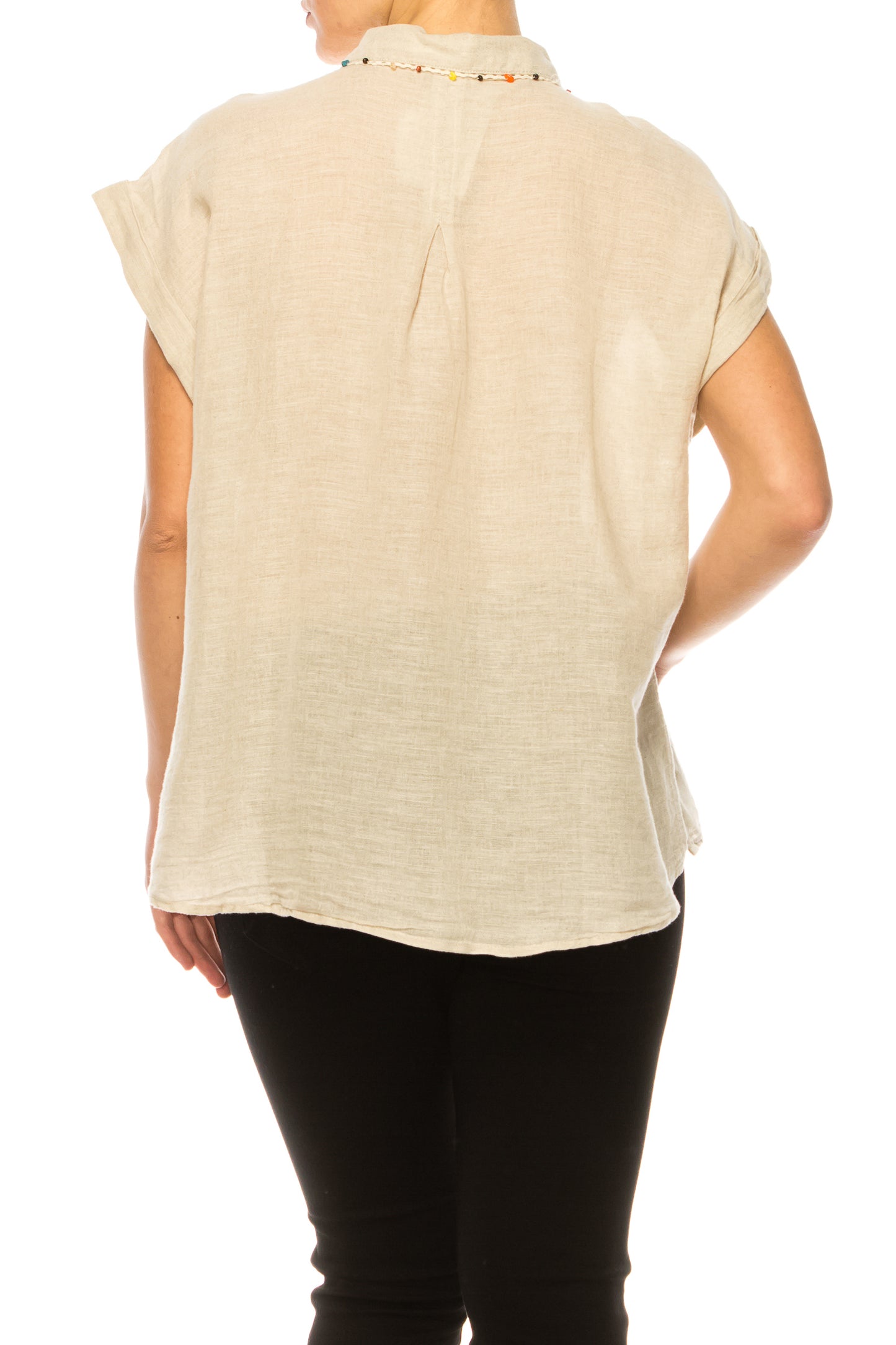 Hester & Orchard Dolman Style Button Down Shirt