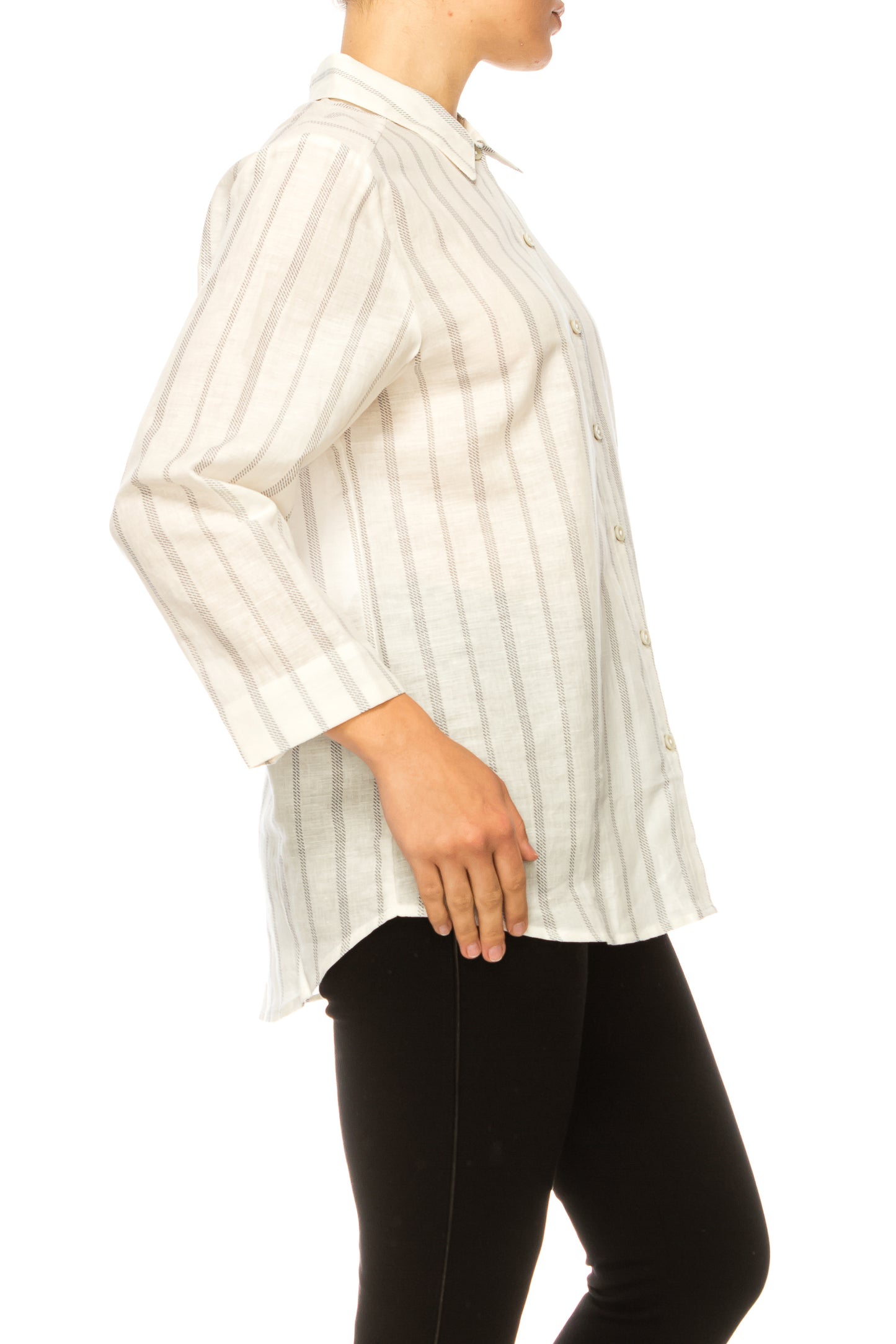 Hester & Orchard Long Sleeve Button Down Top