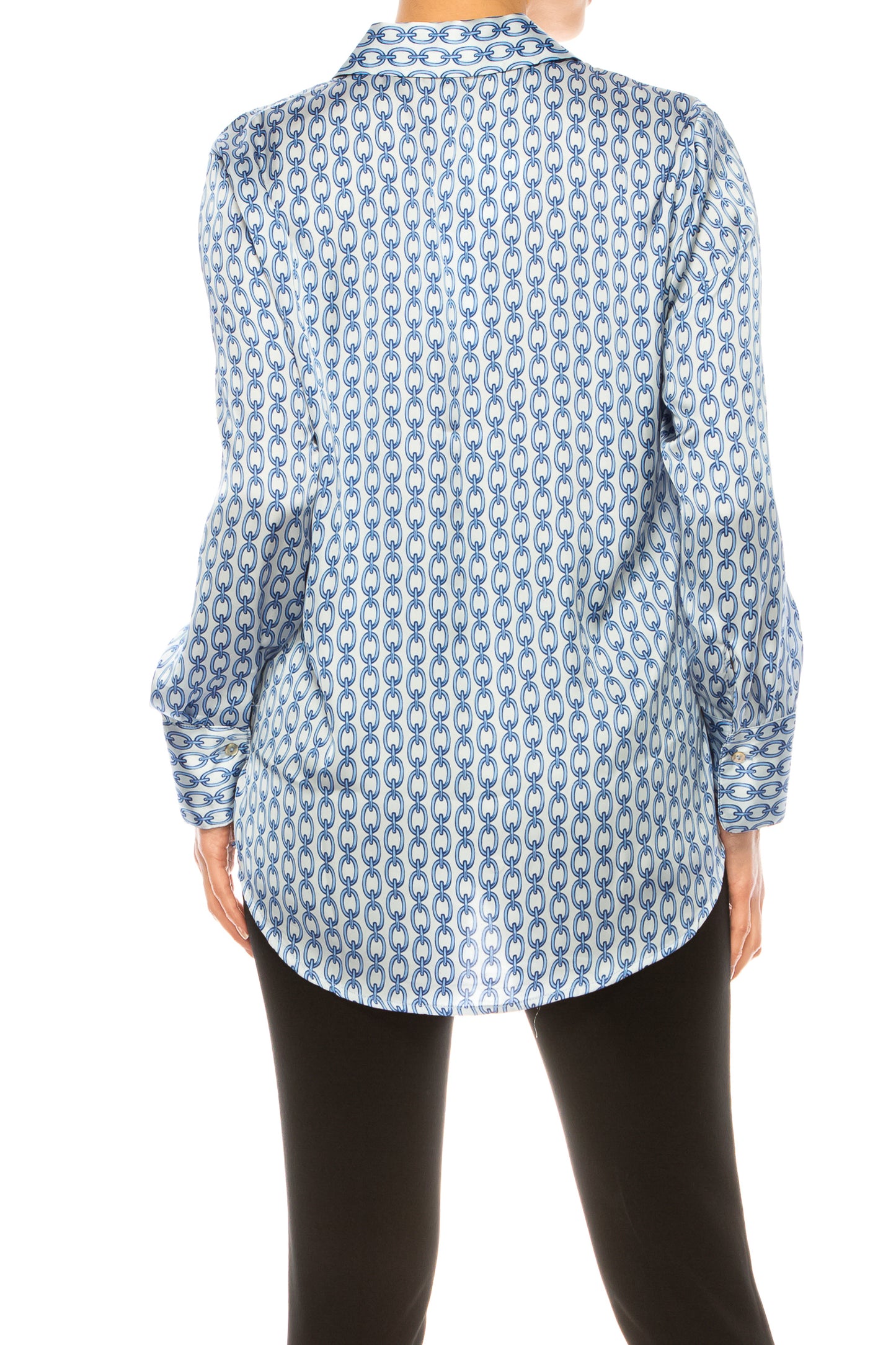 Hester & Orchard Long Sleeve Chain Print Shirt