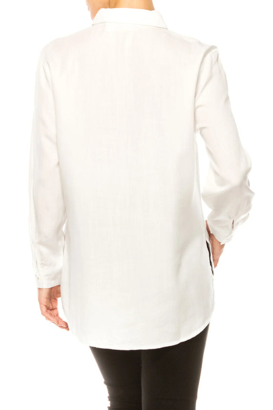 Hester & Orchard Long Sleeve Button-Down Shirt
