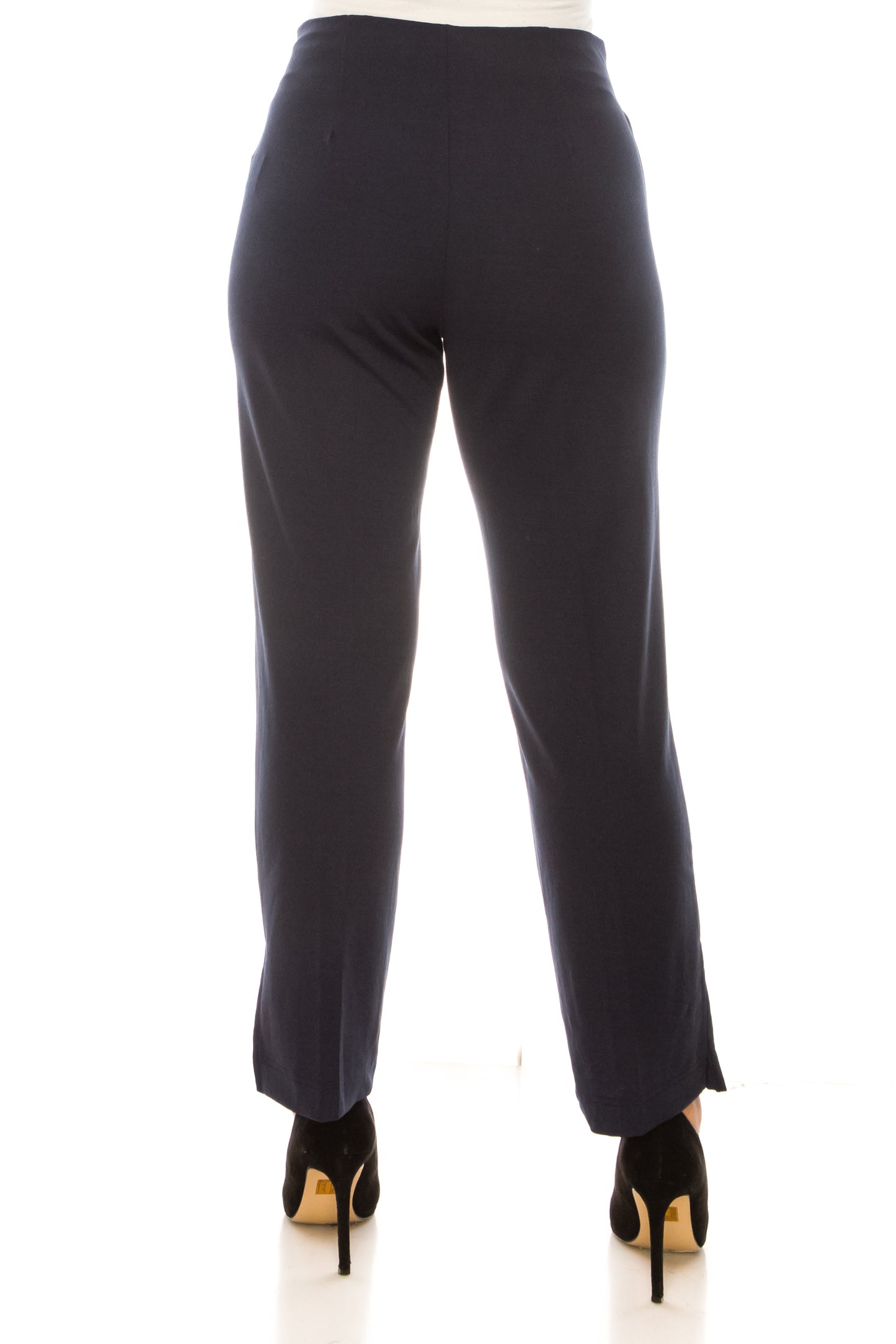 Hope & Harlow Pull-On Straight Leg Belted Pants