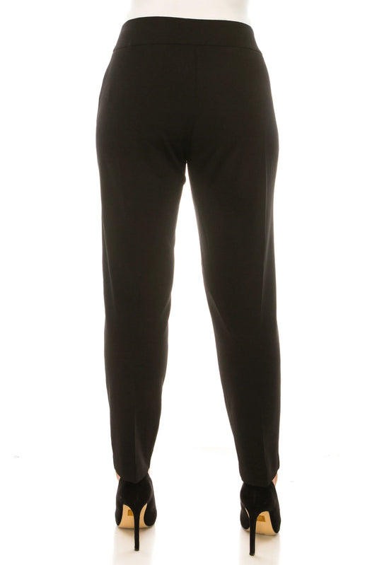 Hope & Harlow Straight Leg Criss-Cross Waist Pants