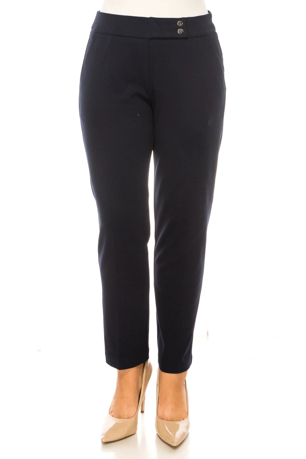 Hope & Harlow Pull-On Straight Leg Pants