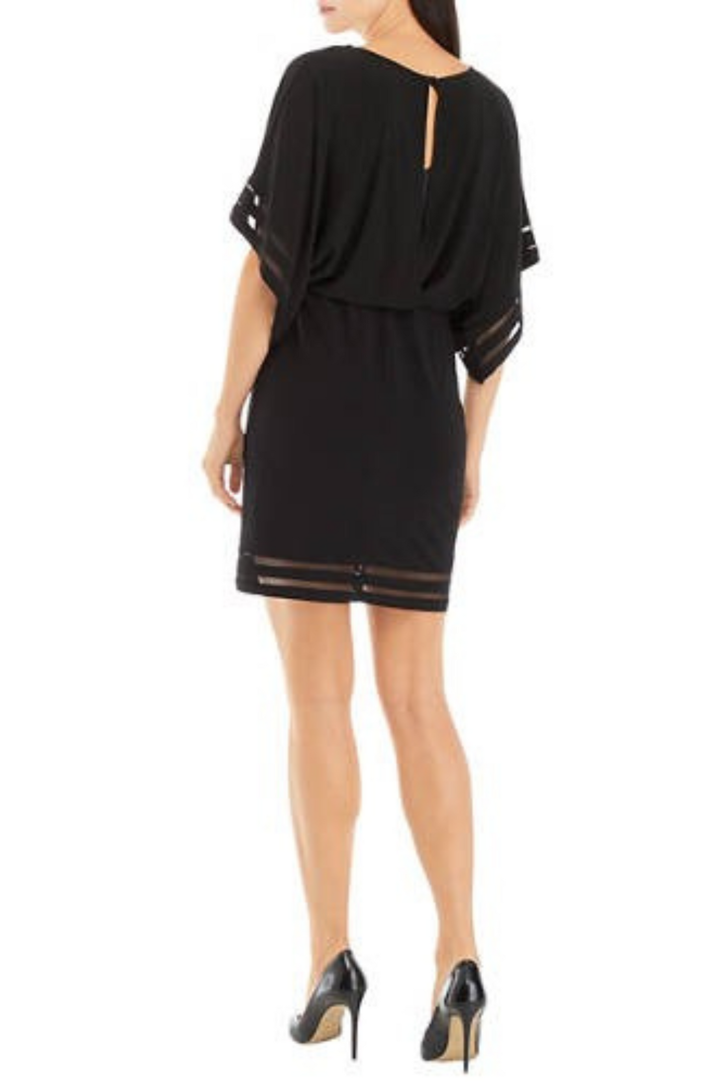 Jessica Howard Kimono Sleeve Blouson-Style Dress
