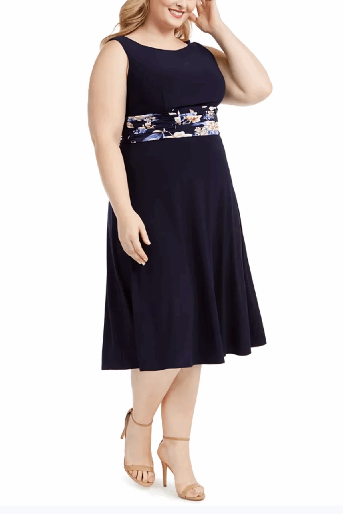 Jessica Howard Floral 2-Pc Jacket Dress PLUS SIZE