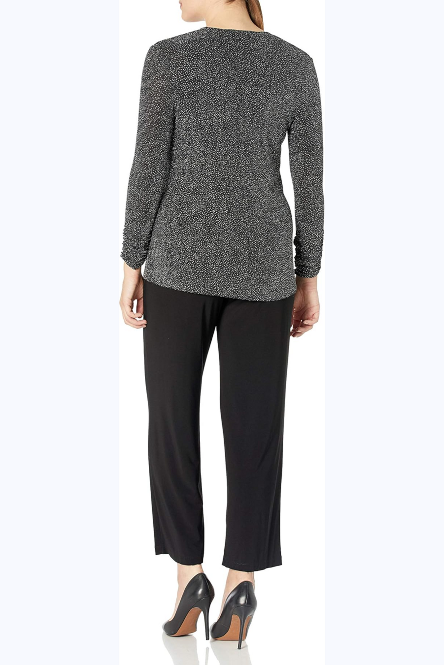 Jessica Howard Metallic 3-Piece Pants Set PETITE