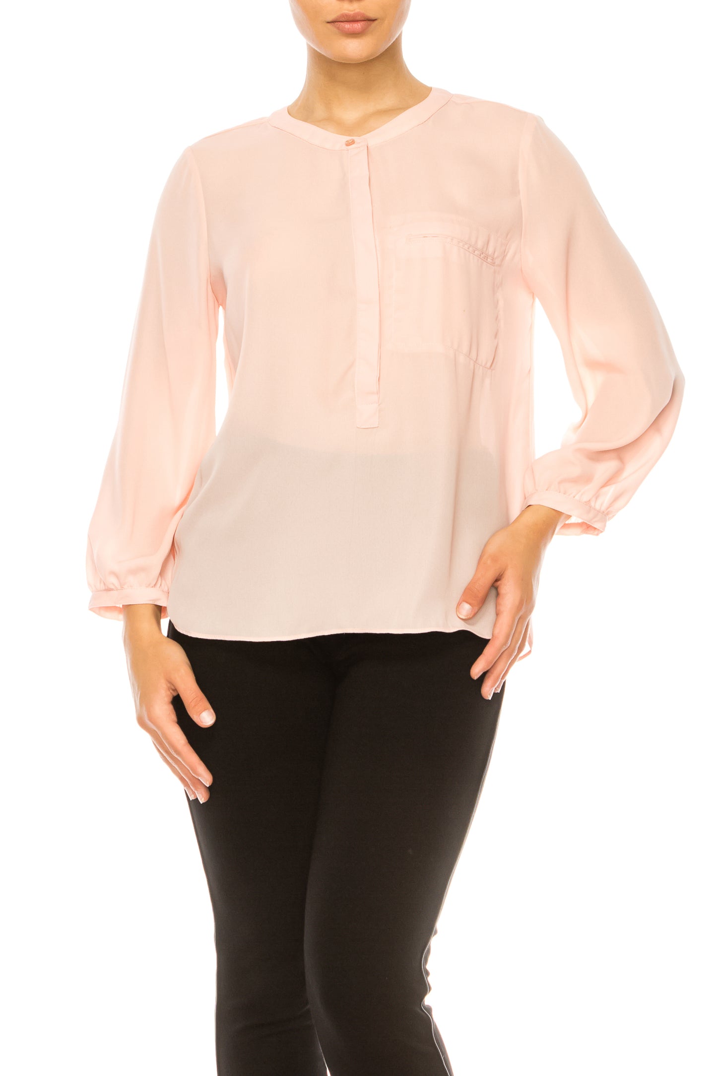 Jessica Rose Button-Down Long Sleeve Top