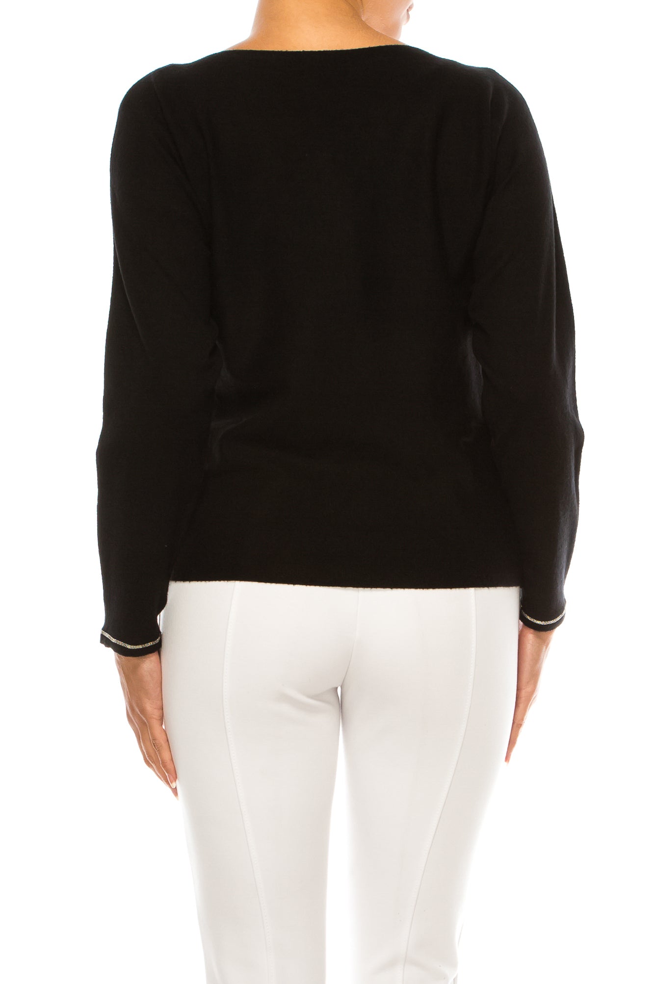 Liv Chain Tassel Long Sleeve Pullover Sweater