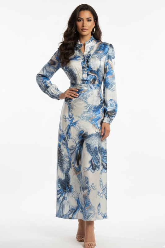 LOLA Two Piece Silk Skirt Set