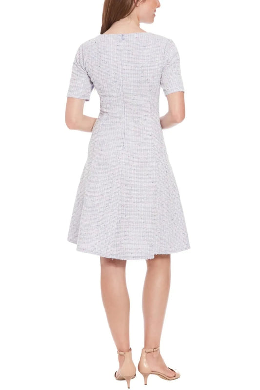 London Times Tweed A-Line Dress