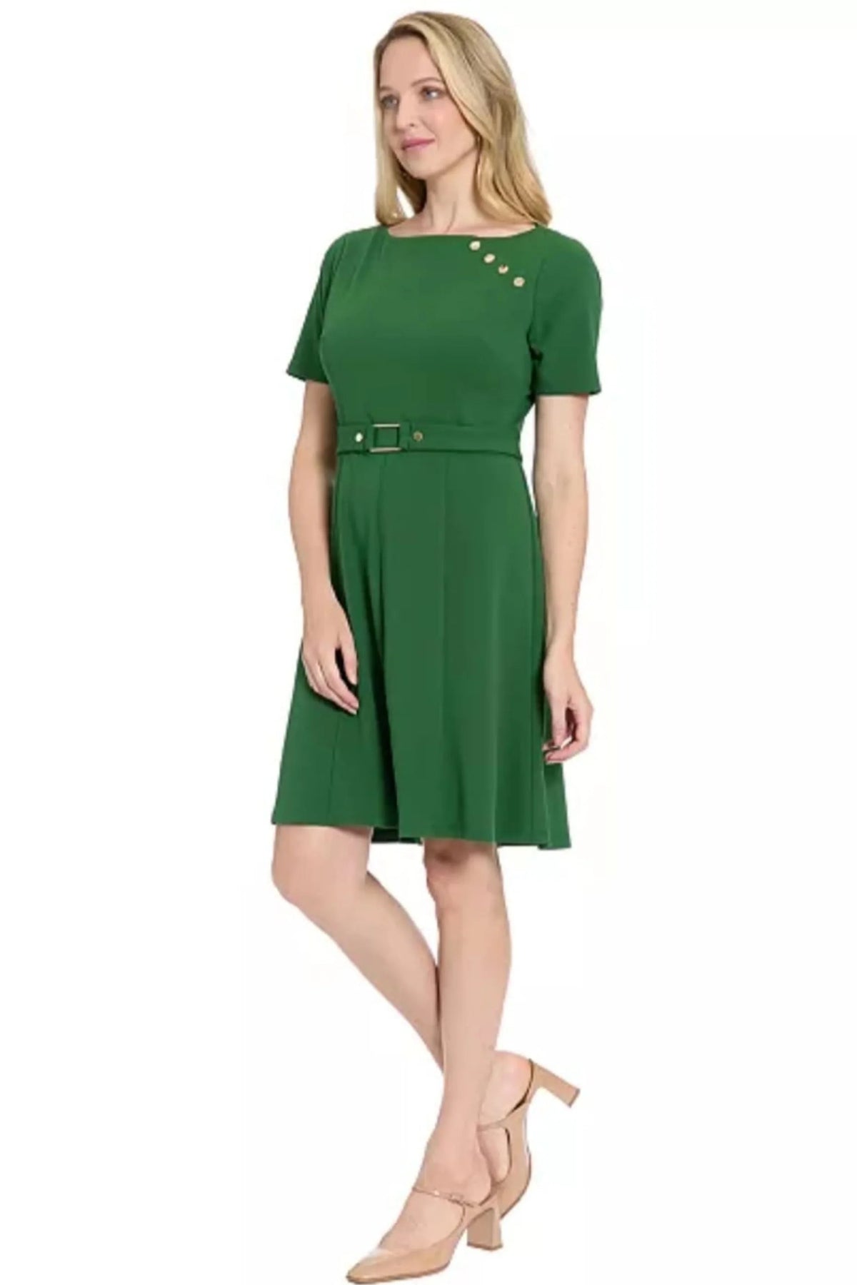 London Times Overlay Sheath Dress