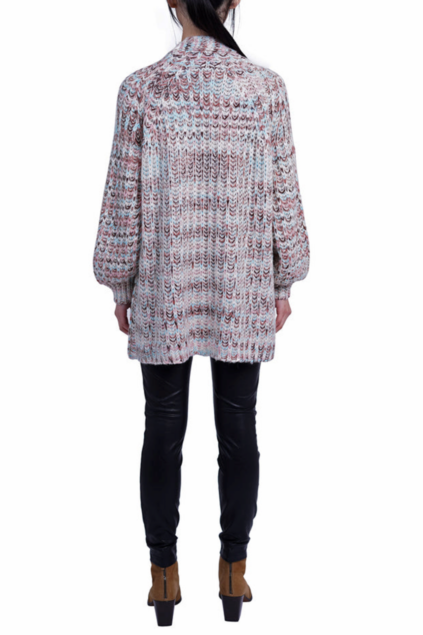 Love Token Metallic Multicolored Cardigan Sweater
