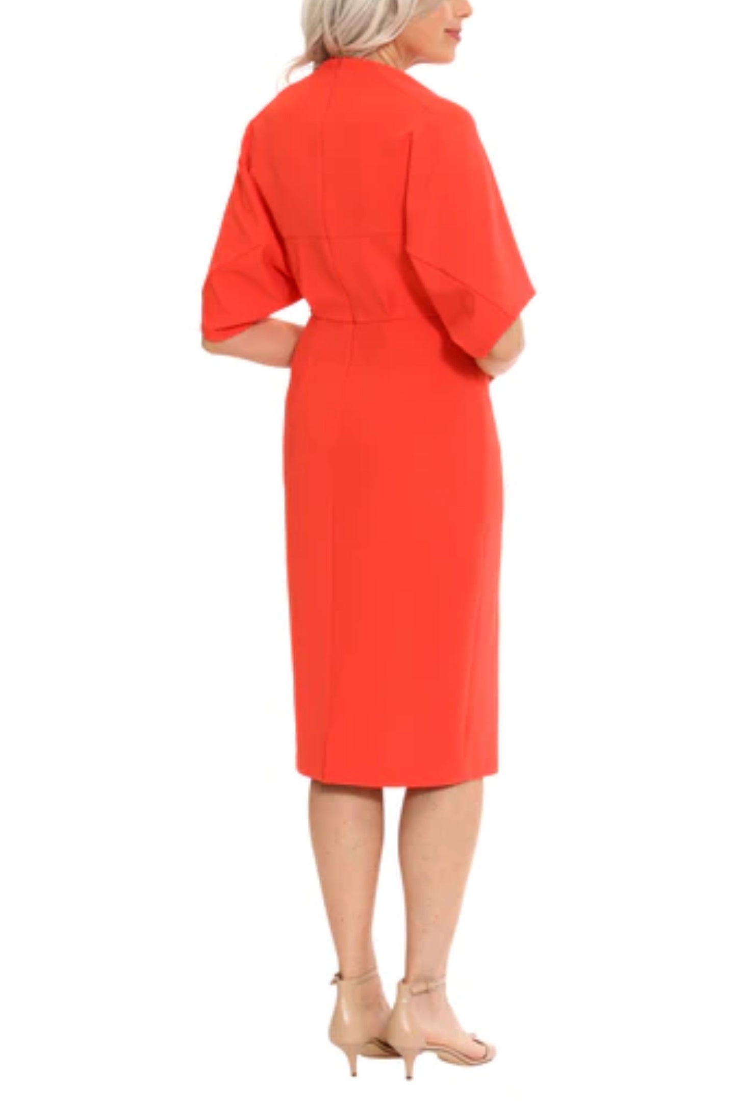 London Times Short Dolman Sleeve Sheath Dress