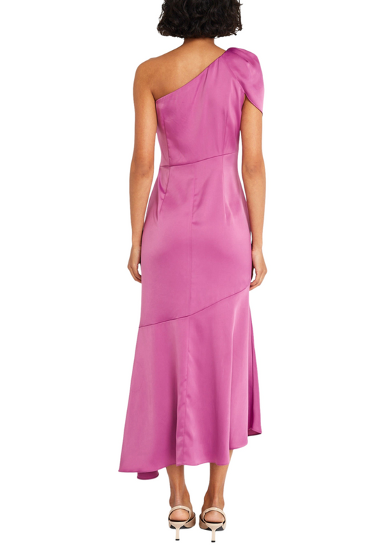 Maggy London Asymmetrical Hem One Shoulder Dress