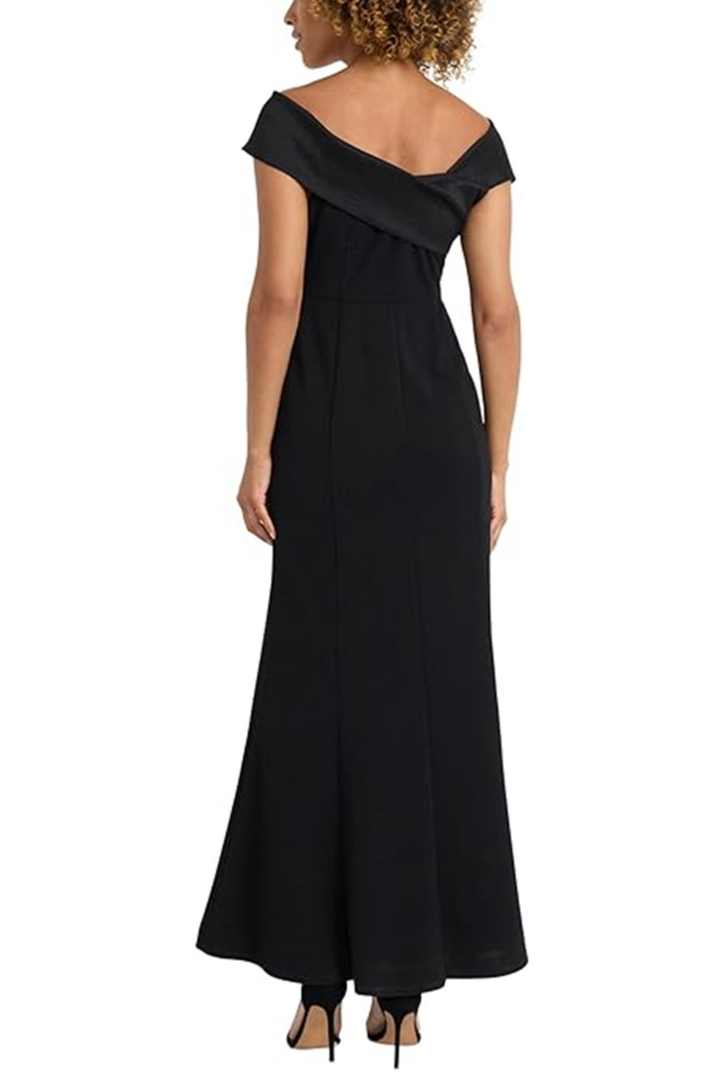 Maggy London Off the Shoulder Long Evening Dress
