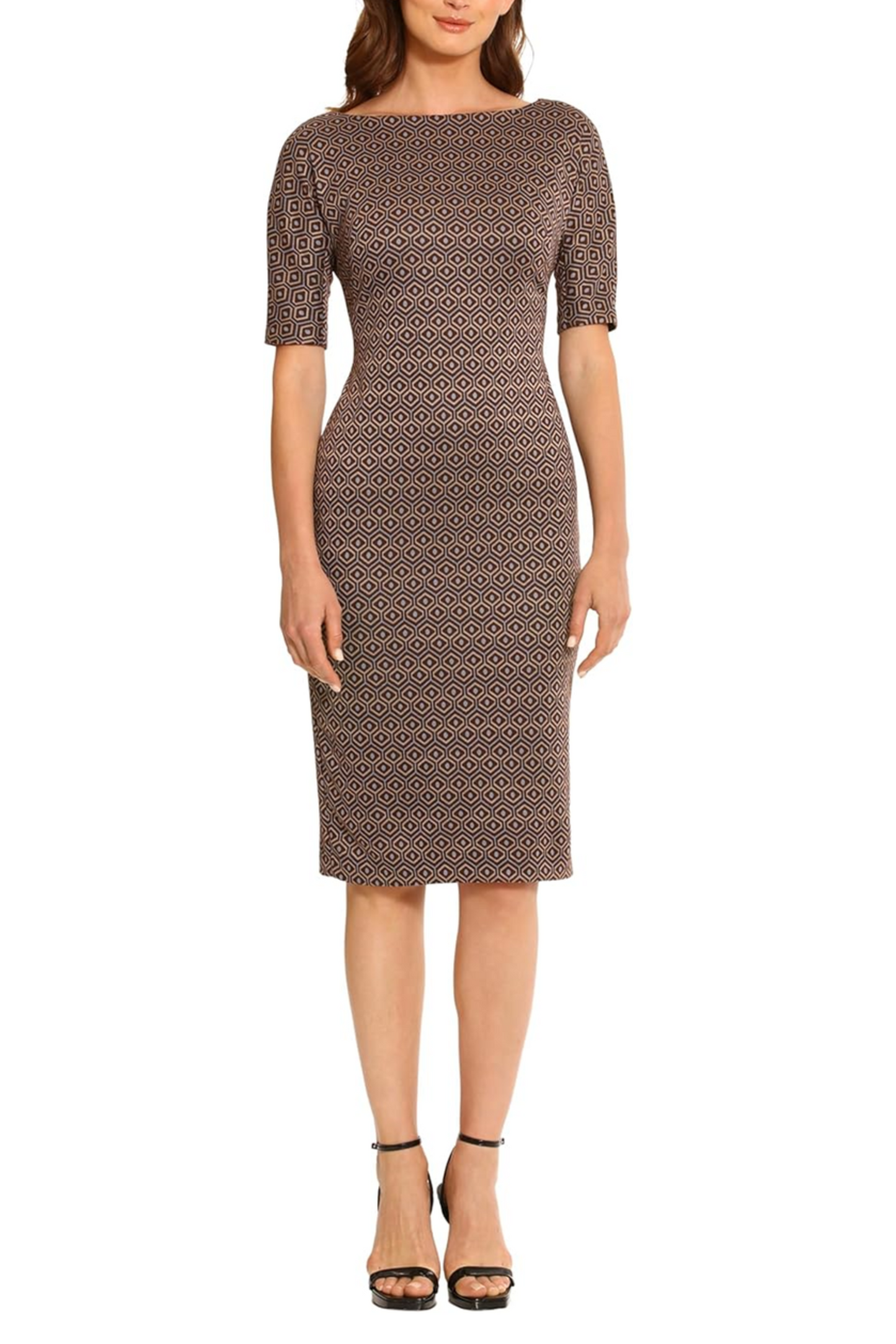 Maggy London Geometric Print Sheath Dress