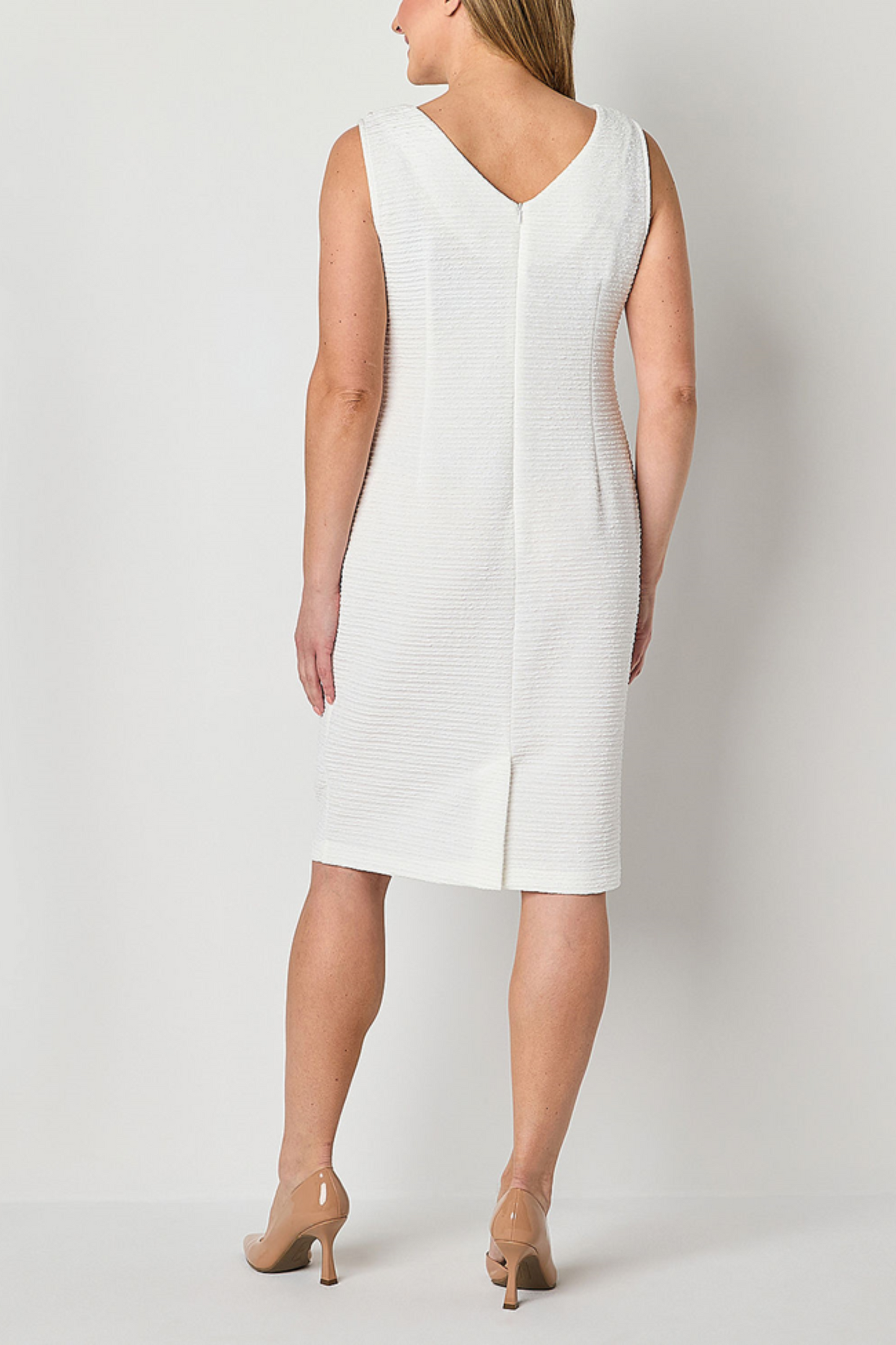Maya Brooke Pearl Accented 2-Piece Jacket Dress