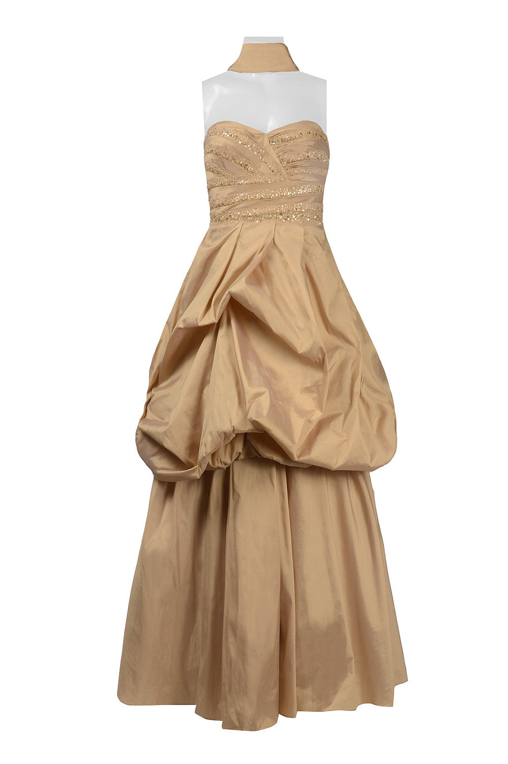 Monique Lhuillier Bubble Tiered Embellished Dress