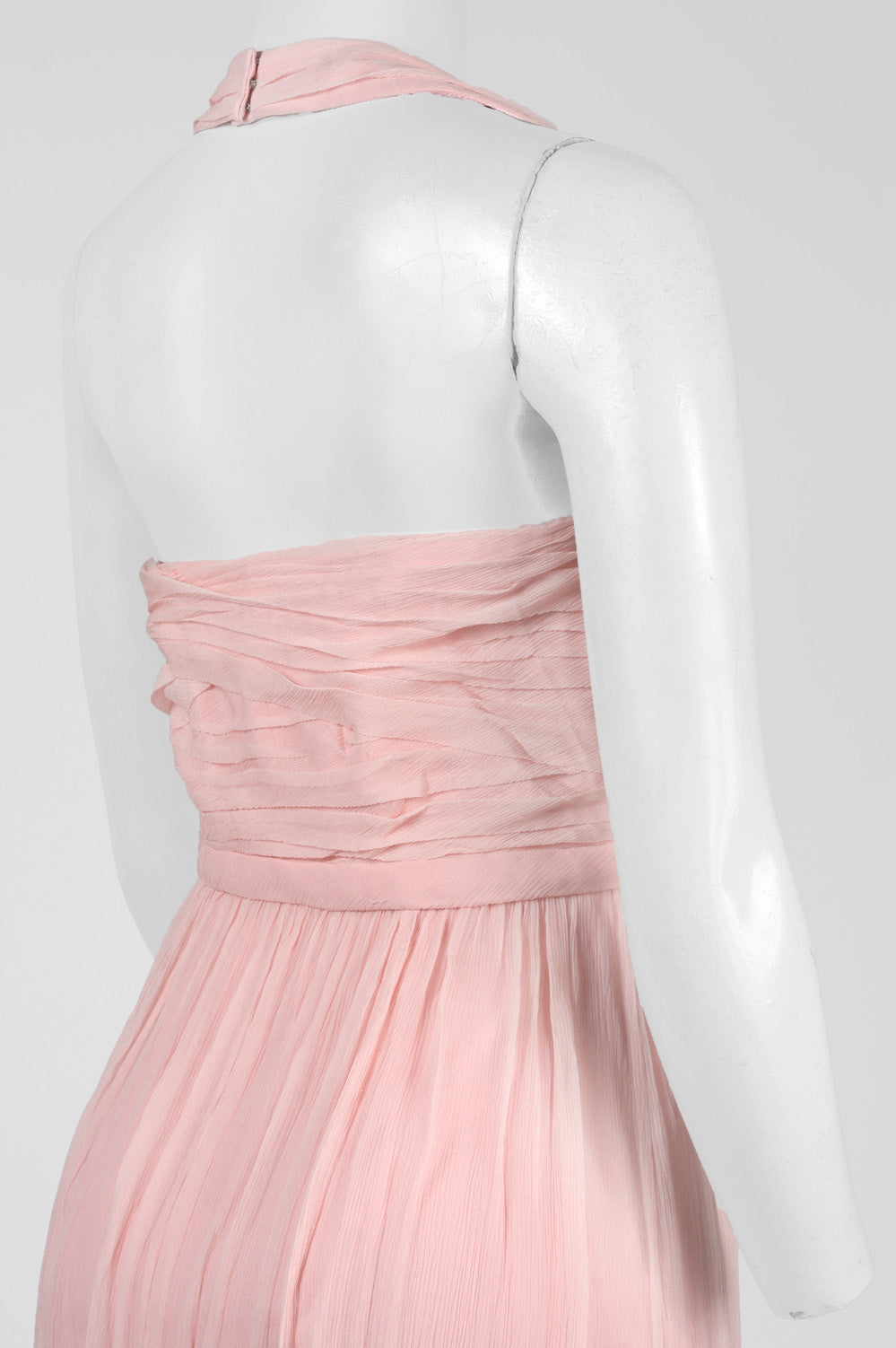 Monique Lhuillier Halter Ruched Bridesmaid Dress