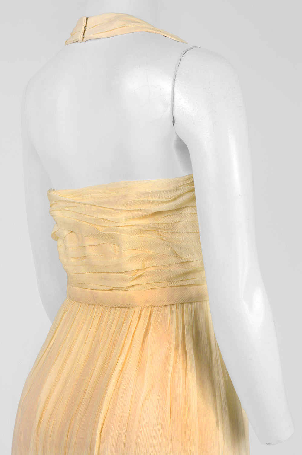 Monique Lhuillier Halter Ruched Bridesmaid Dress